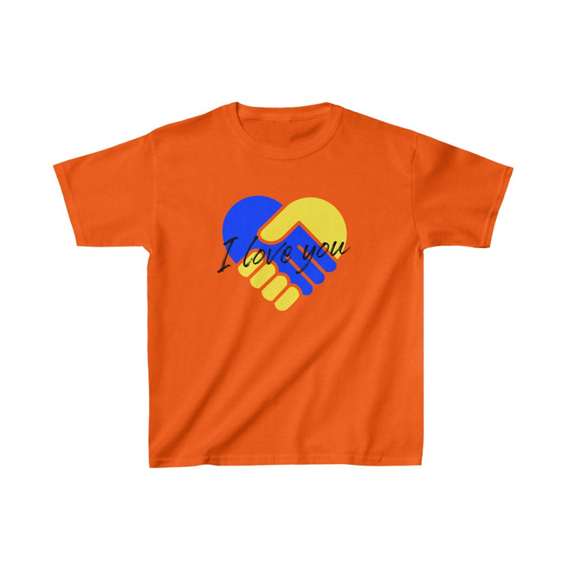 I Love You (Black) - Kids Heavy Cotton™ Tee