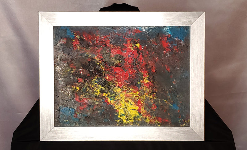 Hojas - 11x14 Pintura Original