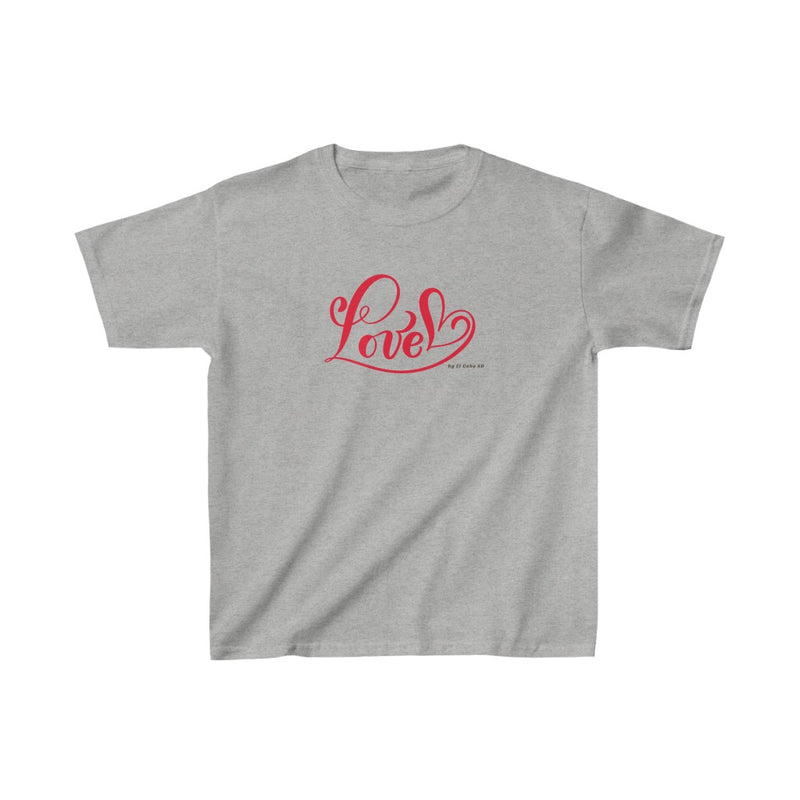 Love (Red) - Kids Heavy Cotton™ Tee