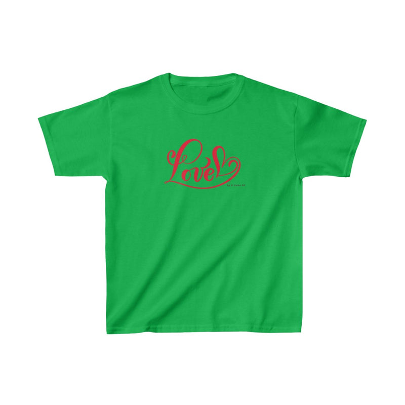 Love (Red) - Kids Heavy Cotton™ Tee