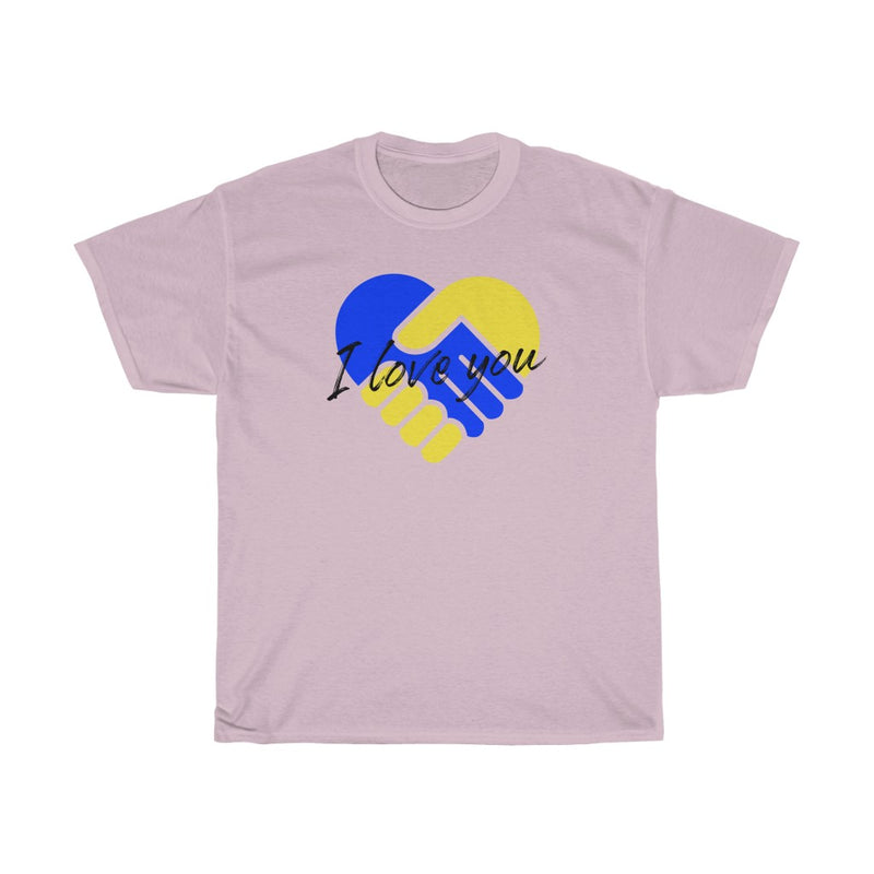 I Love You  (Black) - Unisex Heavy Cotton Tee