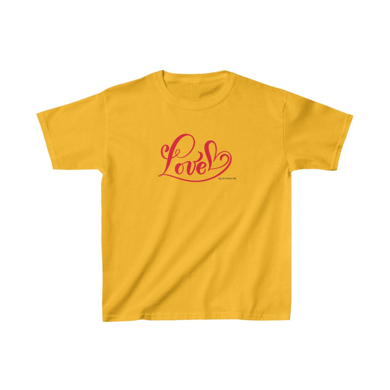 Love (Red) - Kids Heavy Cotton™ Tee