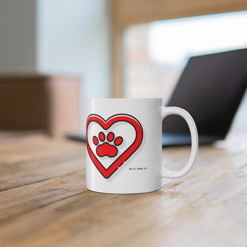 Heart Paw - Mug 11oz