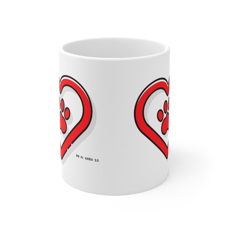 Heart Paw - Taza