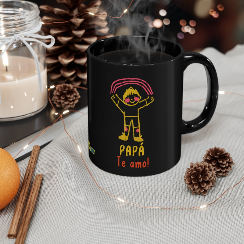 Te Amo! Papá - Black Mug