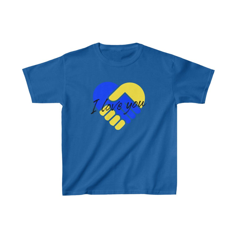 I Love You (Black) - Kids Heavy Cotton™ Tee