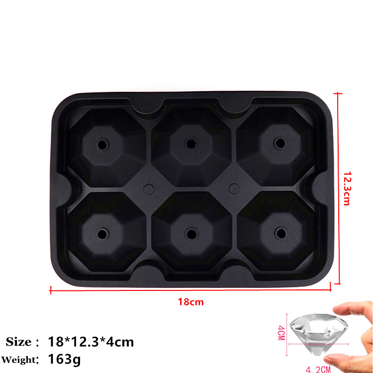 Cubetas de hielo en Silicona de 4 o 6 3D