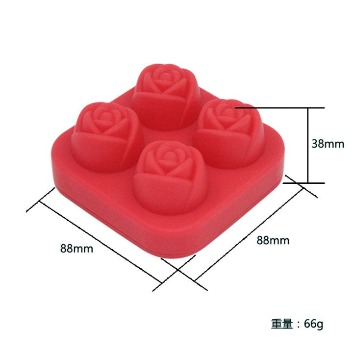 Cubetas de hielo en Silicona de 4 o 6 3D