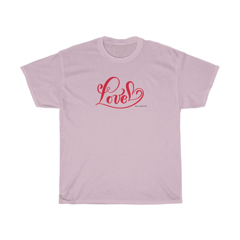Love (Red) - Unisex Heavy Cotton Tee