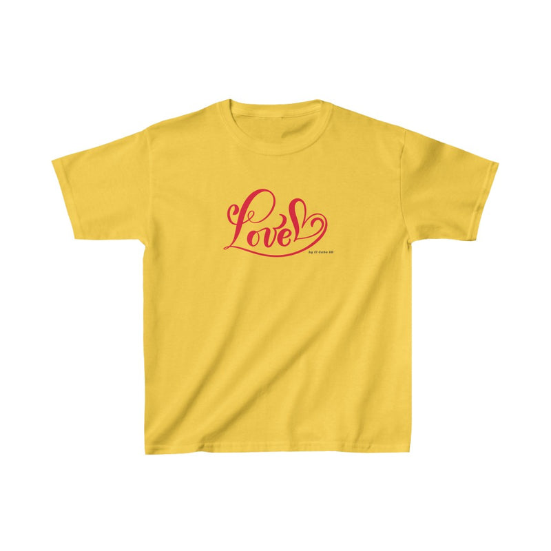 Love (Red) - Kids Heavy Cotton™ Tee