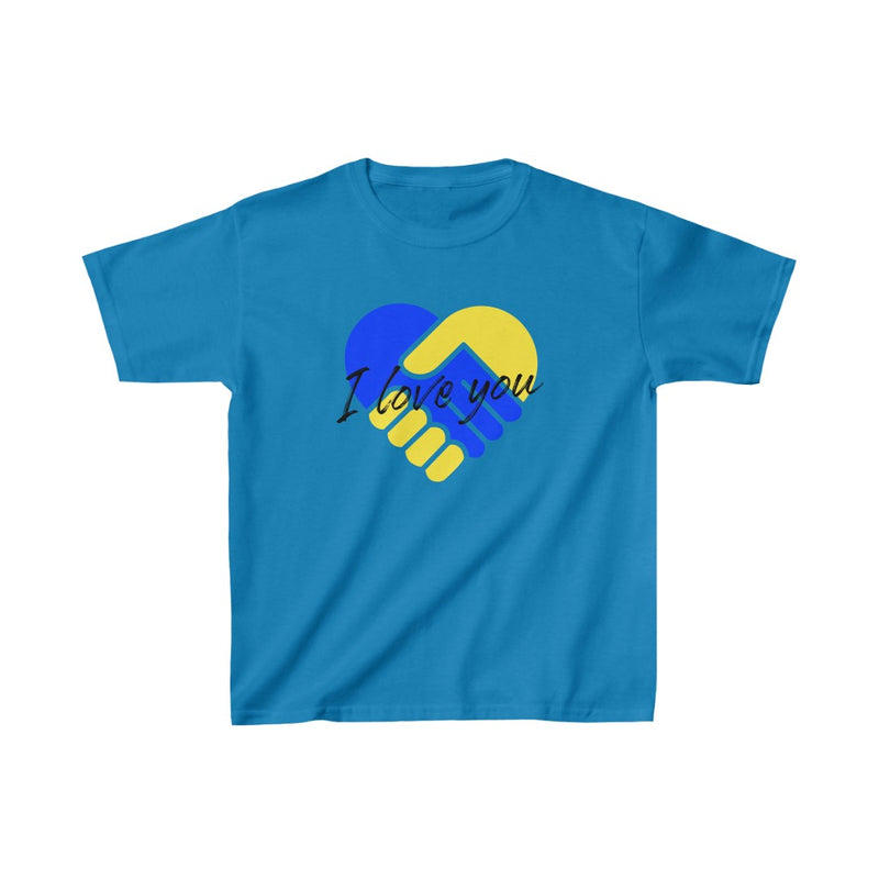 I Love You (Black) - Kids Heavy Cotton™ Tee