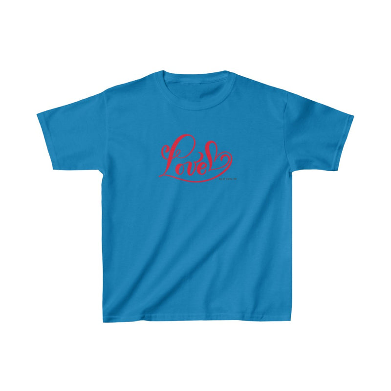 Love (Red) - Kids Heavy Cotton™ Tee