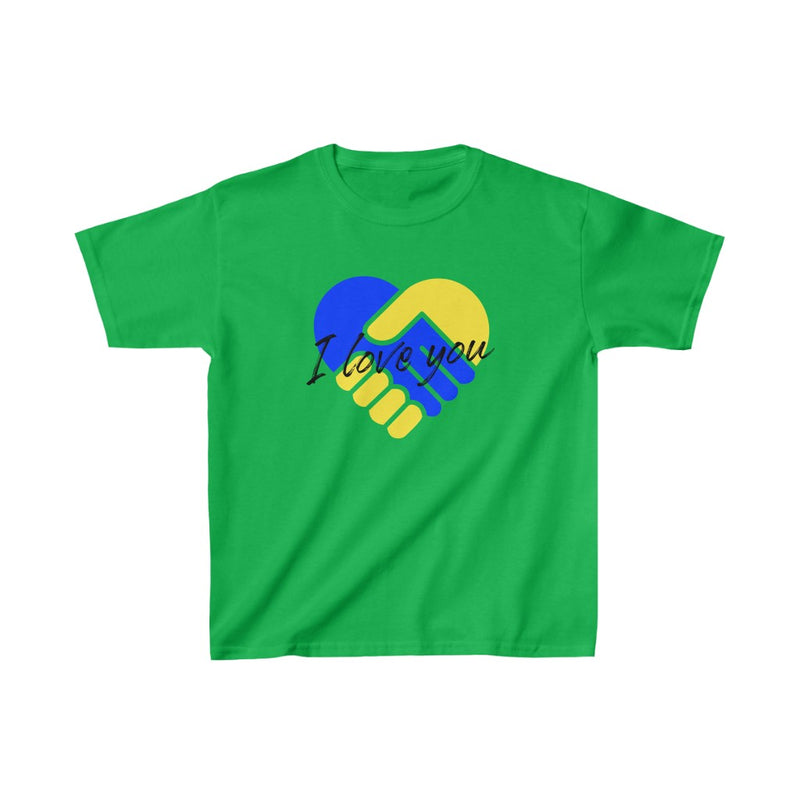 I Love You (Black) - Kids Heavy Cotton™ Tee