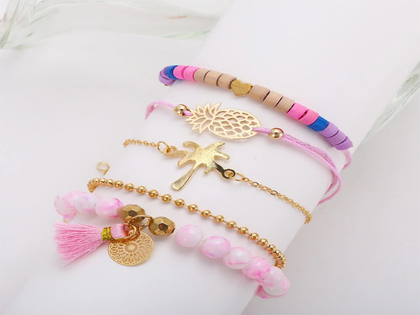 Set de 5 pulseras - Bohemias