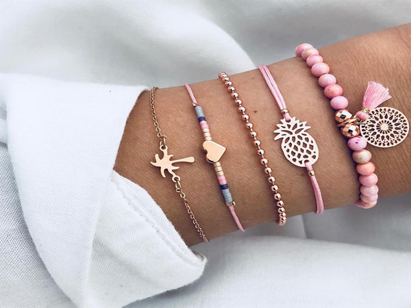 Set de 5 pulseras - Bohemias